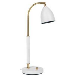 Deluxe Bordlampe, Hvid