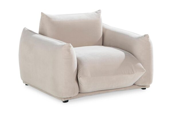 Govinda Lænestol, Beige Velour