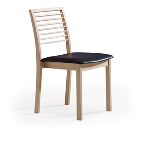 Skovby SM91 spisebordsstol - Lakeret bøg m. stofgruppe 2